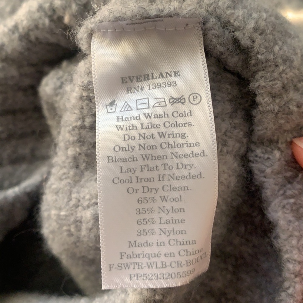 Everlane Teddy Wool Crew Neck Sweater - Picture 7 of 7